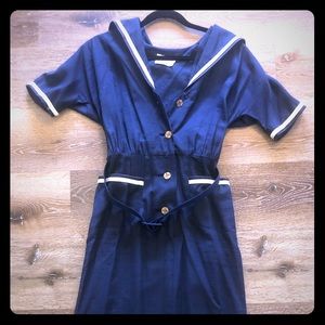 1960’s Vintage Paul Brooks Sailor Dress